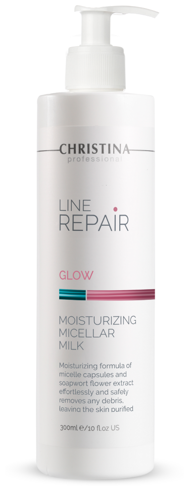 Line Repair Glow Moisturizing Micellar Milk Увлажняющее мицеллярное молочко, 300 мл