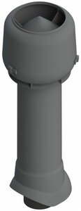 Вентиляционный выход Татполимер + колпак TP-86.110/160/700, RAL 7024 серый