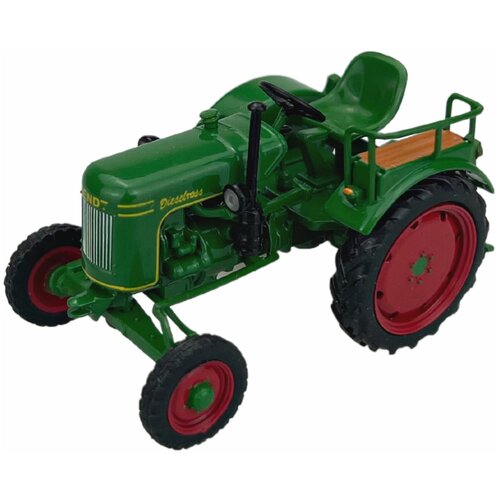 Коллекционная модель, Трактор Fendt Dieselross F15 H6, Машинка детская, игрушки для мальчиков, вращение колес, 1:43, размер 6х3.5х3.5