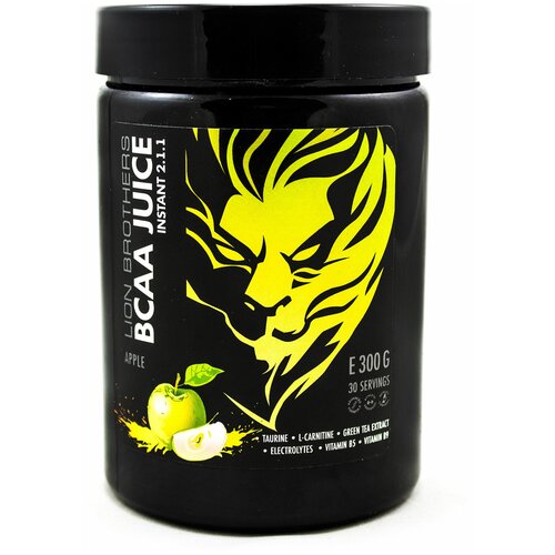 BCAA Juice Lion Brothers вкус Яблоко bcaa juice lion brothers вкус черная смородина