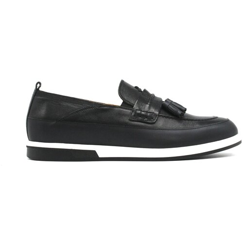 Лоферы мужские Clays, Турция, натуральная кожа, черные, 40