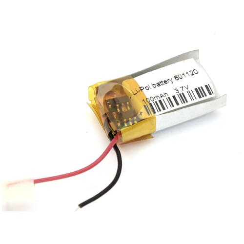 Аккумулятор Li-Pol (батарея) 6*11*20мм 2pin 3.7V/100mAh