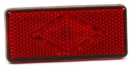 Светоотражатель прямоугольный для заднего бампера ТехАвтоСвет для Газель 2705, красный ромб, защелки, светодиод 12В