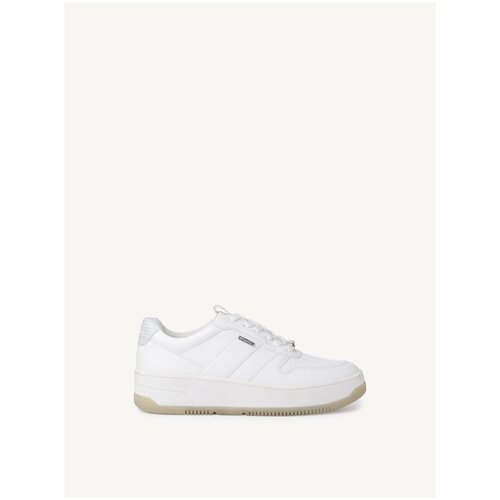 фото Ботинки на шнурках женские tamaris, белый 40