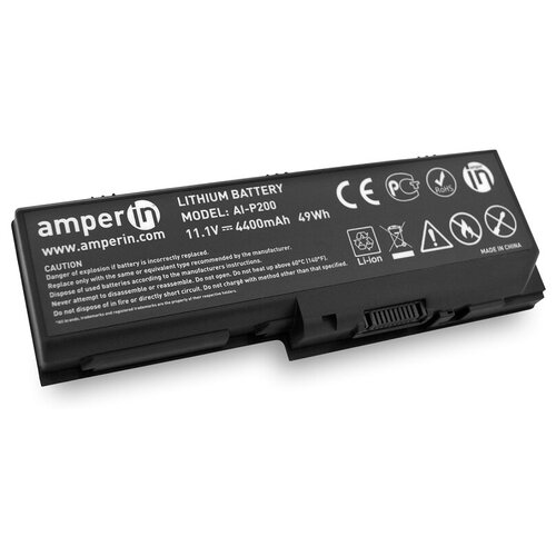 Аккумуляторная батарея Amperin для ноутбука Toshiba P200 11.1V 4400mAh (49Wh) AI-P200