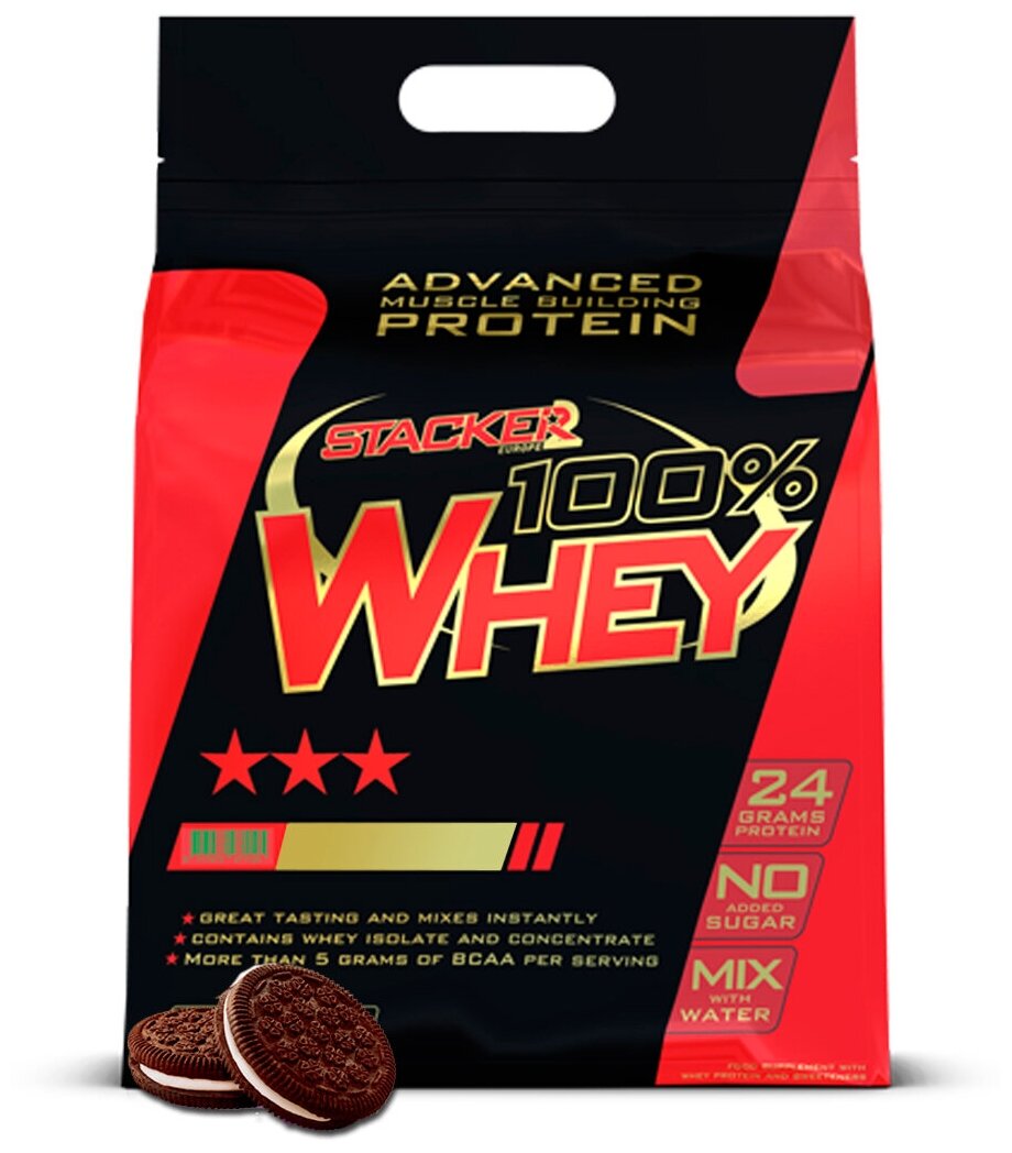 Stacker2 100% Whey печенье-крем, 908 гр.