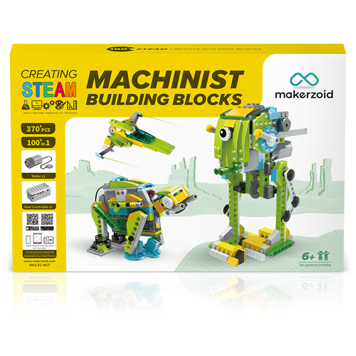 Электронный программируемый робот-конструктор Makerzoid Machinist Building Blocks 100в1