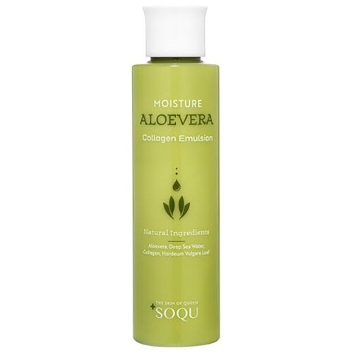SOQU Moisture Aloevera Collagen Emulsion Эмульсия для увлажнения и эластичности кожи с экстрактом алоэ вера и коллагеном