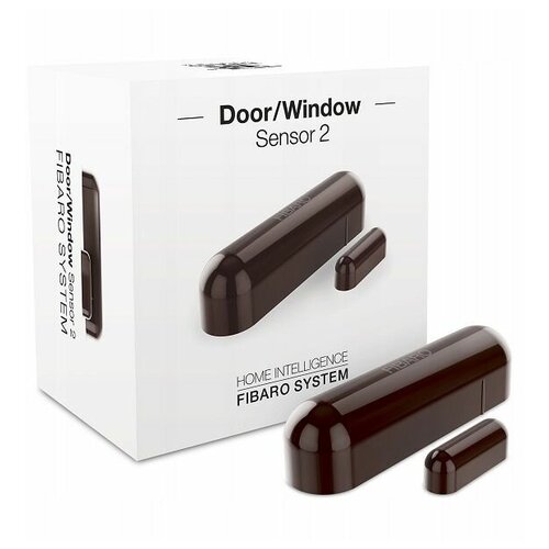 FIBARO Датчик открытия двери/окна, модель Door/Window sensor, Z-Wave, коричневый