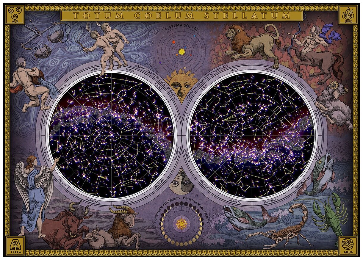"Фрея" Пазл 2000 элемент. PZL-2000/06 Карта звездного неба