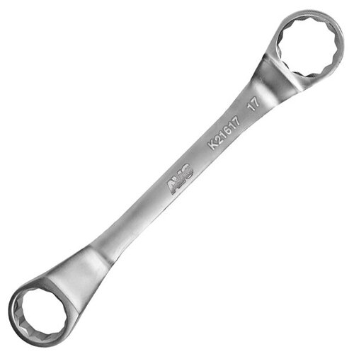 AVS Ключ гаечный накидной изогнутый (16х17 мм) AVS K21617 ключ коленчатый накидной 16х17 мм avs k21617