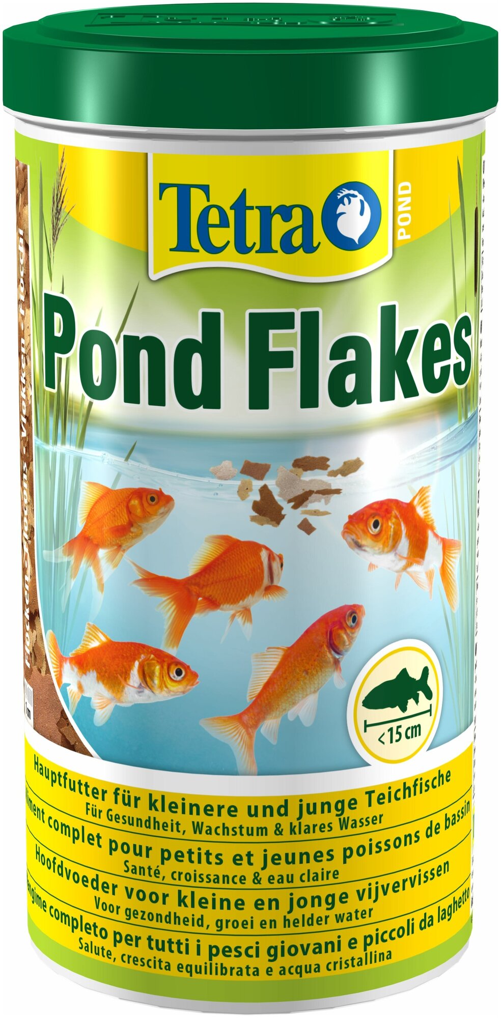 Tetra Pond Flakes корм для прудовых рыб в хлопьях, 1 л - фотография № 2