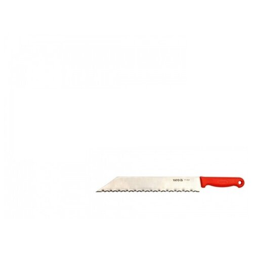 нож для резки изоляционных плит fit пластиковая ручка 50x340 мм 10637 Нож для резки строительной изоляции YATO YT-7624