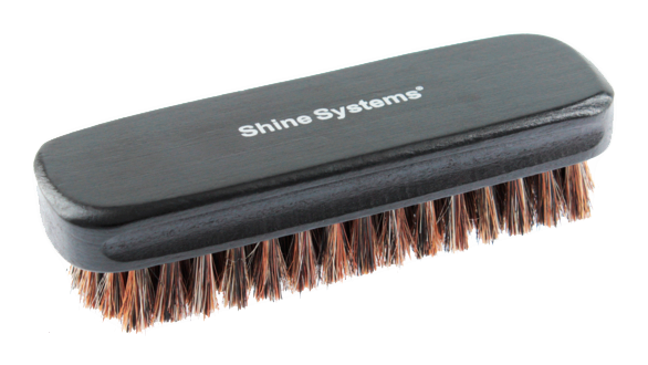 Shine Systems Leather Brush - щетка для чистки кожи с натуральной щетиной