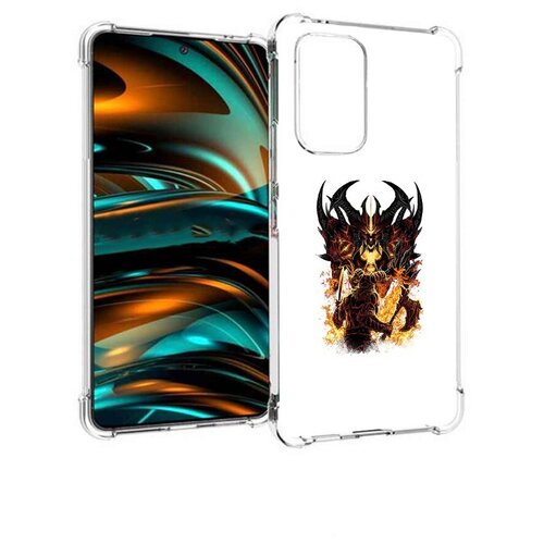 Чехол задняя-панель-накладка-бампер MyPads демон shadow fiend для Samsung Galaxy A53 5G противоударный