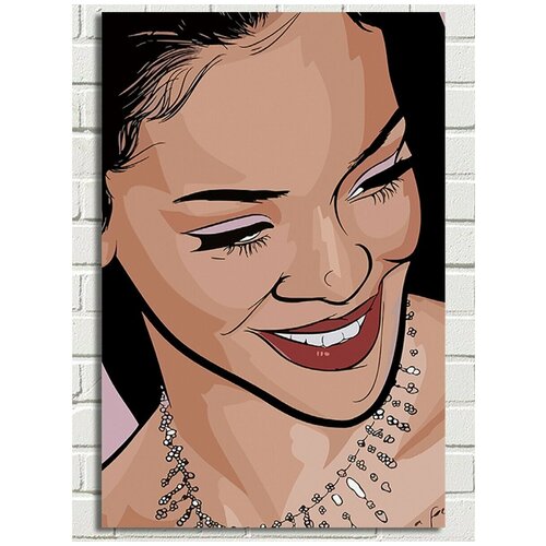 Картина по номерам музыка Рианна (Rihanna) - 8898 В 60x40