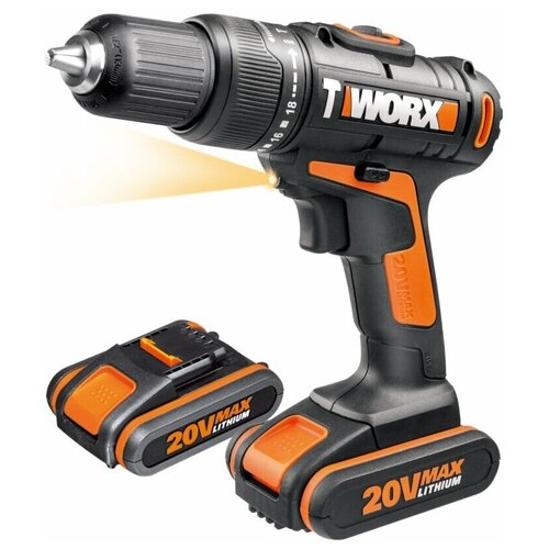 Дрель-шуруповерт ударная аккумуляторная WORX WX3713 1319000₽