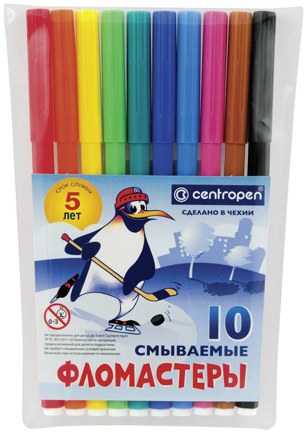Фломастеры Centropen 10 цв. - фото №18