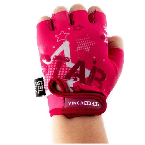 фото Перчатки vinca sport, регулируемые манжеты, светоотражающие элементы, размер xxxs, фуксия, розовый