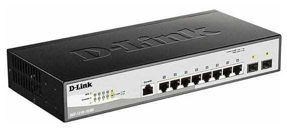 Коммутатор D-Link DGS-1210-10ME DGS-1210-10MEB 8G 2SFP управляемый