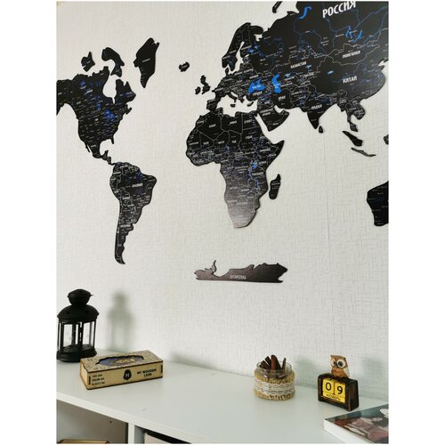 Карта мира на стену/ Карта мира/деревянная карта мира/карта мира из дерева/карта мира на стену/120х65см рус карта мира