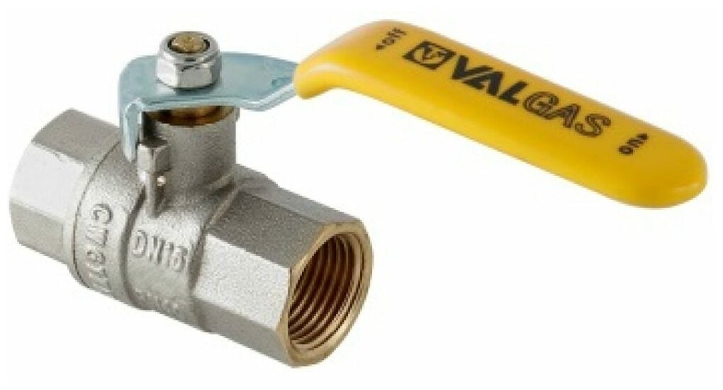 Кран шаровой газовый Valtec Valgas 1/2" ВB (рычаг)