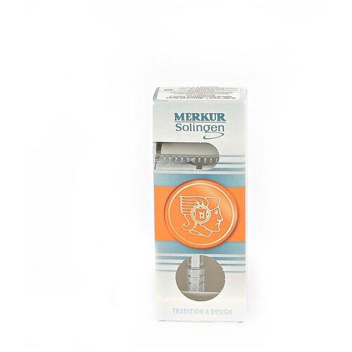 Станок Т- образный для бритья Merkur Futur сатинированный, с регулировкой угла наклона лезвия