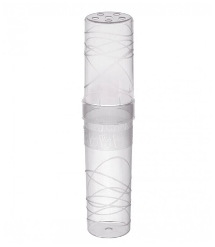 Пенал-тубус (45х195 мм) Стамм Cristal пластиковый
