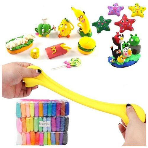 Воздушный пластилин 96 штук супер набор 699₽