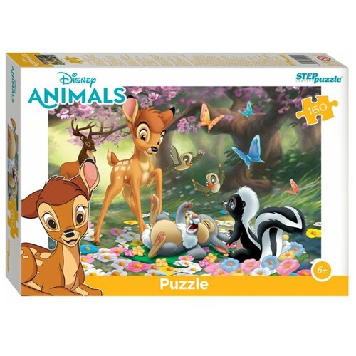 Мозаика puzzle 160 Зверята Дисней (Disney) пазл step puzzle disney зверята дисней 91404 35 дет разноцветный