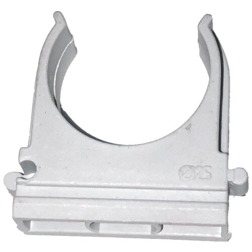 Клипса для крепления гофротрубы D25, 100 штук