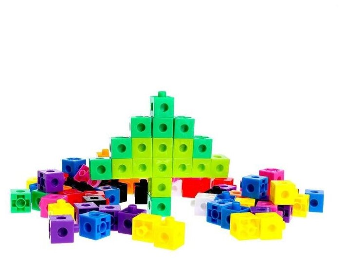 Развивающий конструктор «Кубики» 100 деталей