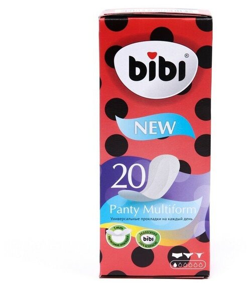 Ежедневные прокладки «BiBi» Panty Multiform, 20 шт.