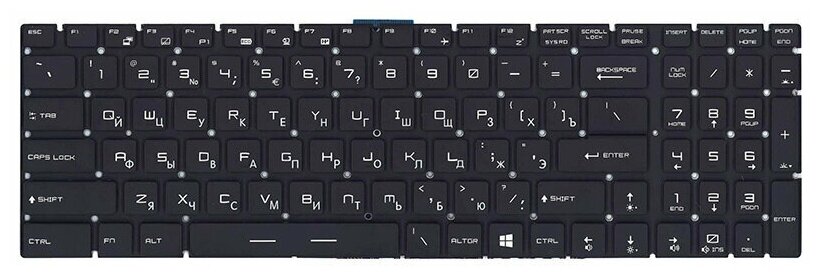 Клавиатура Vbparts для MSI GT72 GS60 GS70 GP62 GL72 GE72 060899 3131₽