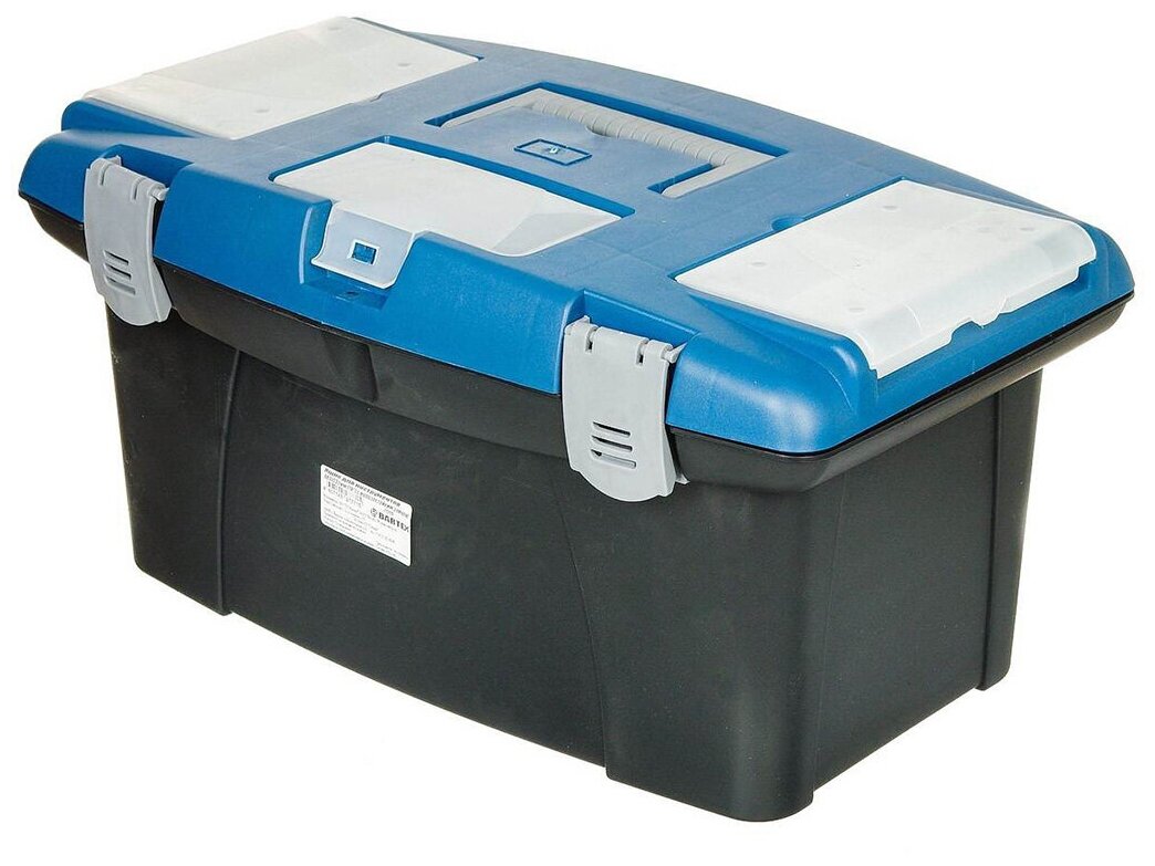 Ящик для инструментов, 19 ', 48х23 см, пластик, Bartex, морозостойкий замок, 27802203