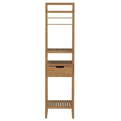 Шкаф-пенал напольный Creto коллекция Provence Family Wood 180х49х40 см для ванной/ открытый/ массив/ классический стиль