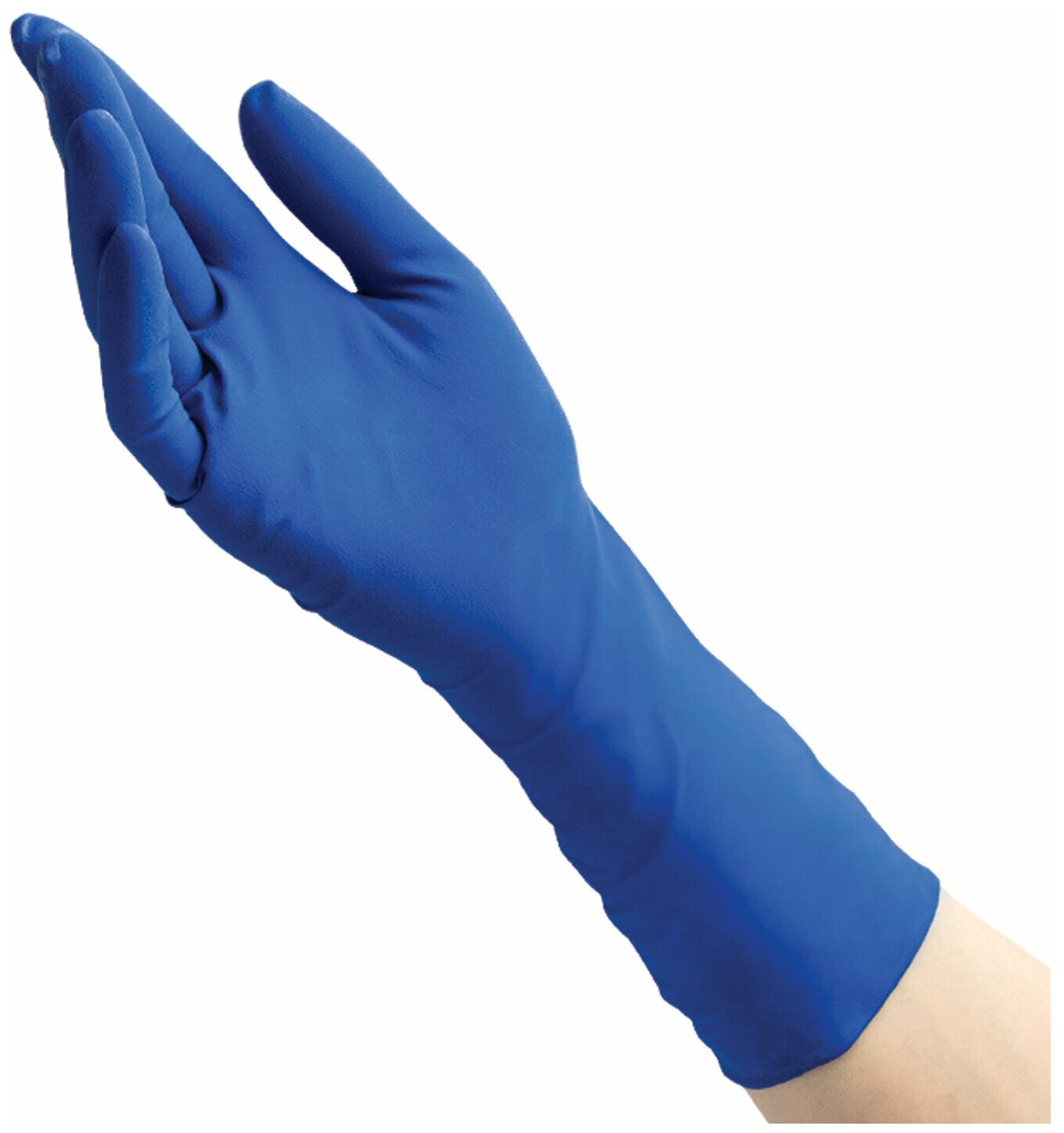 Перчатки диагностические смотровые из натурального латекса нестерильные разм. M 50 шт. Top Glove Sdn Bhd - фото №11
