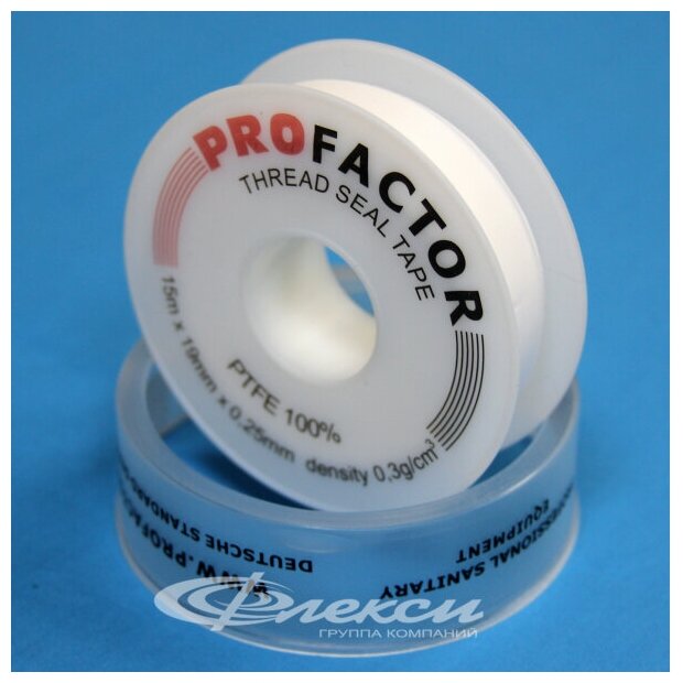 PROFACTOR Лента ФУМ для воды 19мм*0,25мм*15м PROFACTOR — фото 7