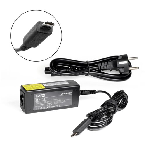 Блок питания TopON для Acer 12V 1.5A (Acer Micro USB) 18W AK.018AP.033 TOP-AC11-2 блок питания зарядка для ноутбука acer 12v 1 5a 18w штекер acer micro usb pn nt18eu 71fw21bo001