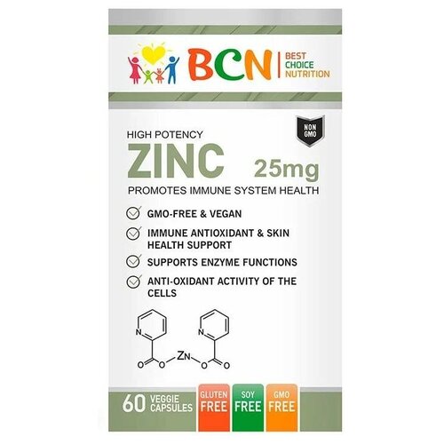 BCN Zinc Picolinate капс., 60 шт.