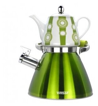 Набор чайников VITESSE VS-7812 GREEN (3,0 л) - фотография № 3