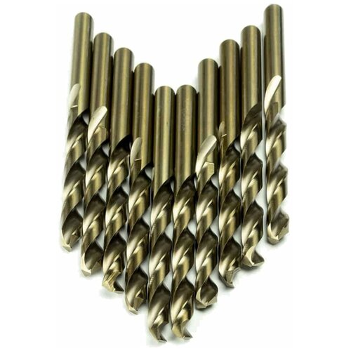 Набор спиральных сверл EUROBOOR (10шт., 2х49х24мм., Hss-Co) TDCO.020