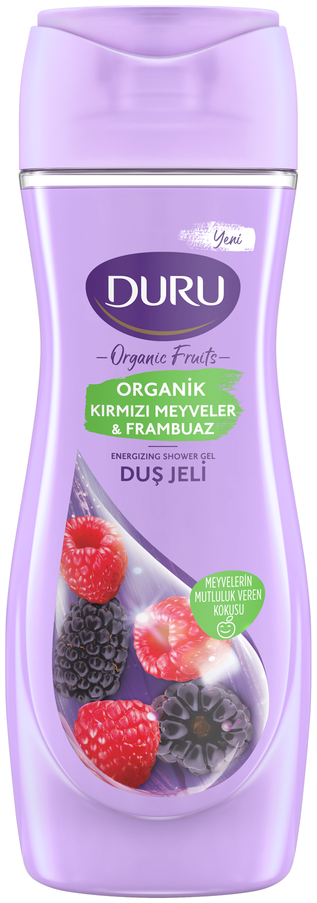 Гель для душа DURU Organic Fruits Спелая малина