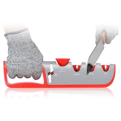 Точилка для ножей и ножниц профессиональная. Регулируемый угол