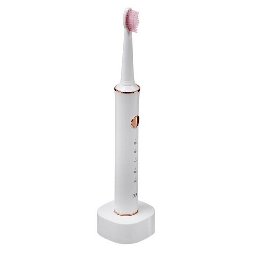 Электрическая зубная щётка Luazon LP-002 вибрационная 31000 двмин 4 насадки АКБ белая 151800₽