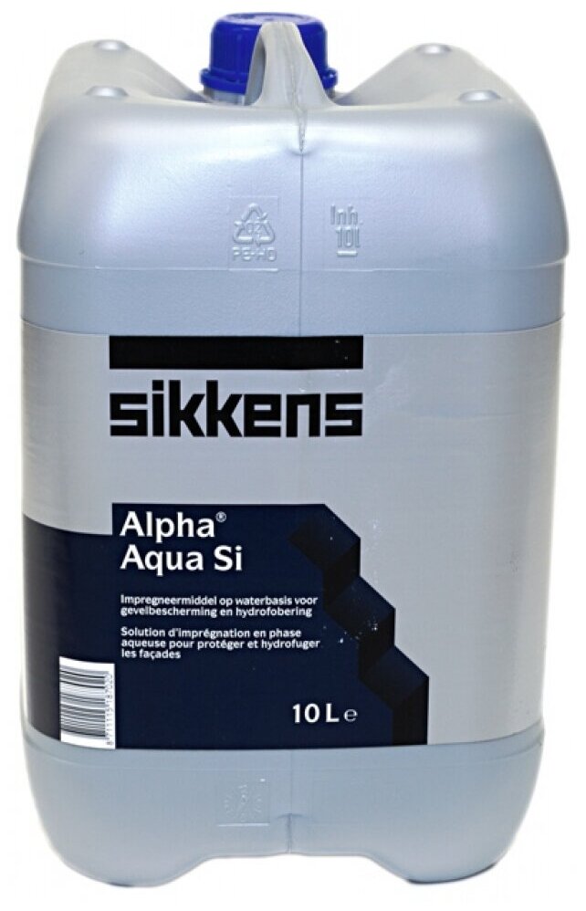 Гидрофобный грунт SIKKENS ALPHA AQUA SI для цоколей и фасадов 10л 5006884