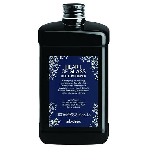 Davines Heart of Glass Rich Conditioner - Питательный кондиционер для защиты и сияния Блонд 1000мл