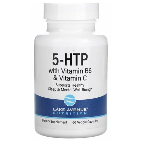 Lake Avenue Nutrition 5-HTP with Vitamin B6 & Vitamin C 60 капсул