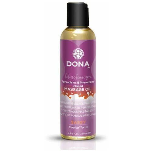 Массажное масло DONA Scented Massage Oil Sassy Aroma: Tropical Tease 110 мл