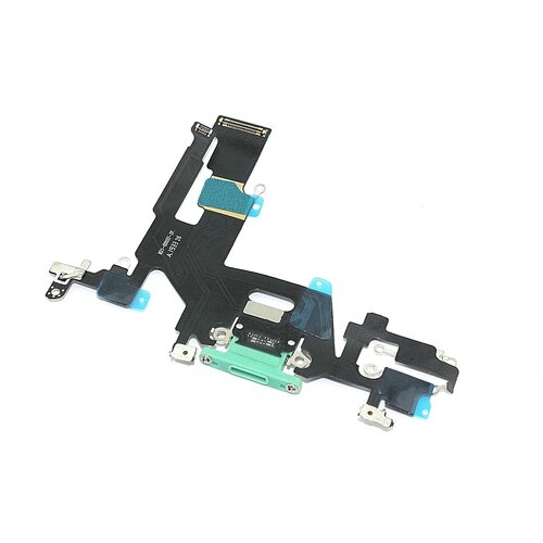 Шлейф с разъемом зарядки OEM для Apple iPhone 11 зеленый 633₽